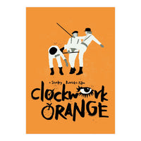 A Clockwork Orange movie poster (Print Only)