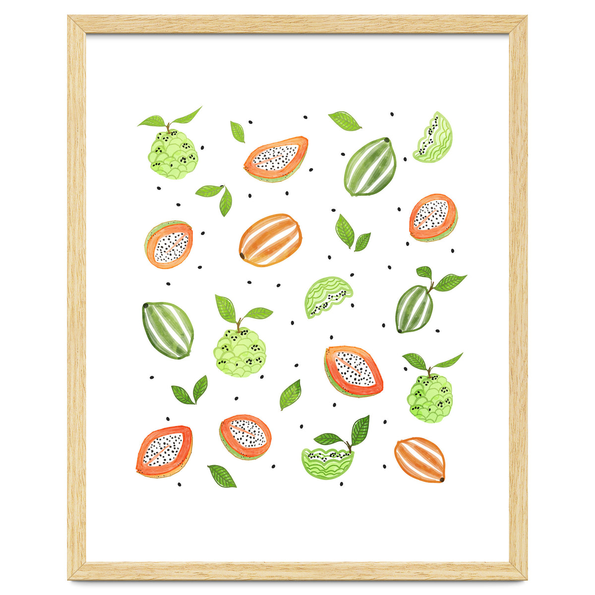 Papaya & Custard Apple