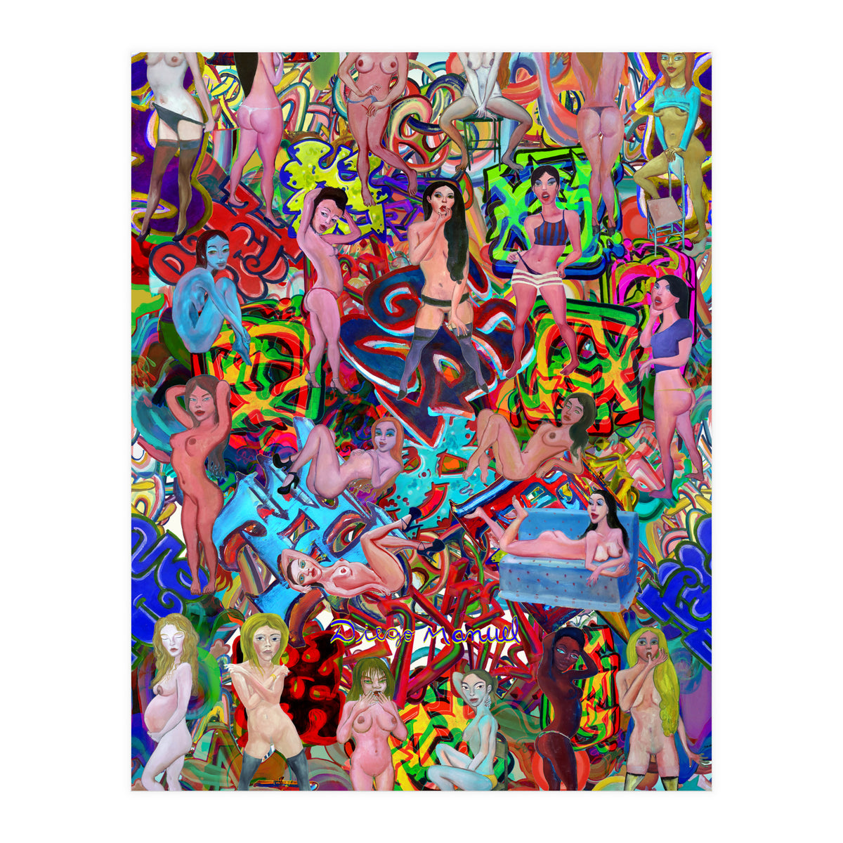 Chicas 3d 11 (Print Only)