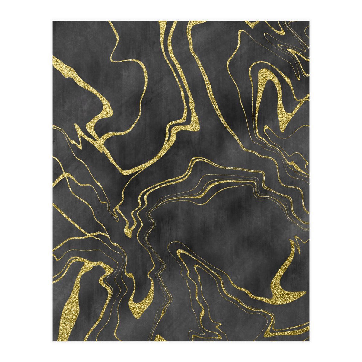 Golden Flows No. 11 (Print Only)
