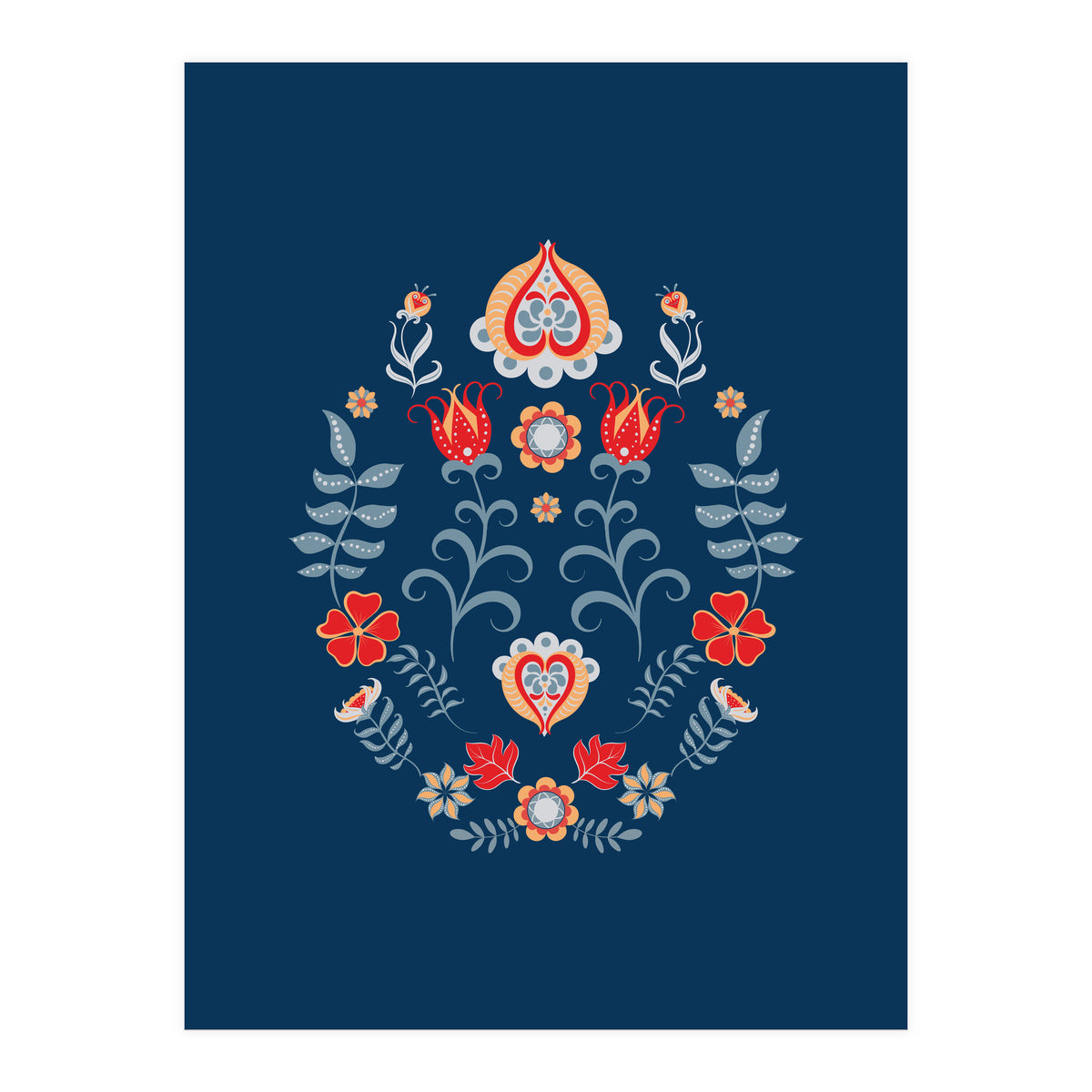 Scandinavian Folk Art (Print Only)