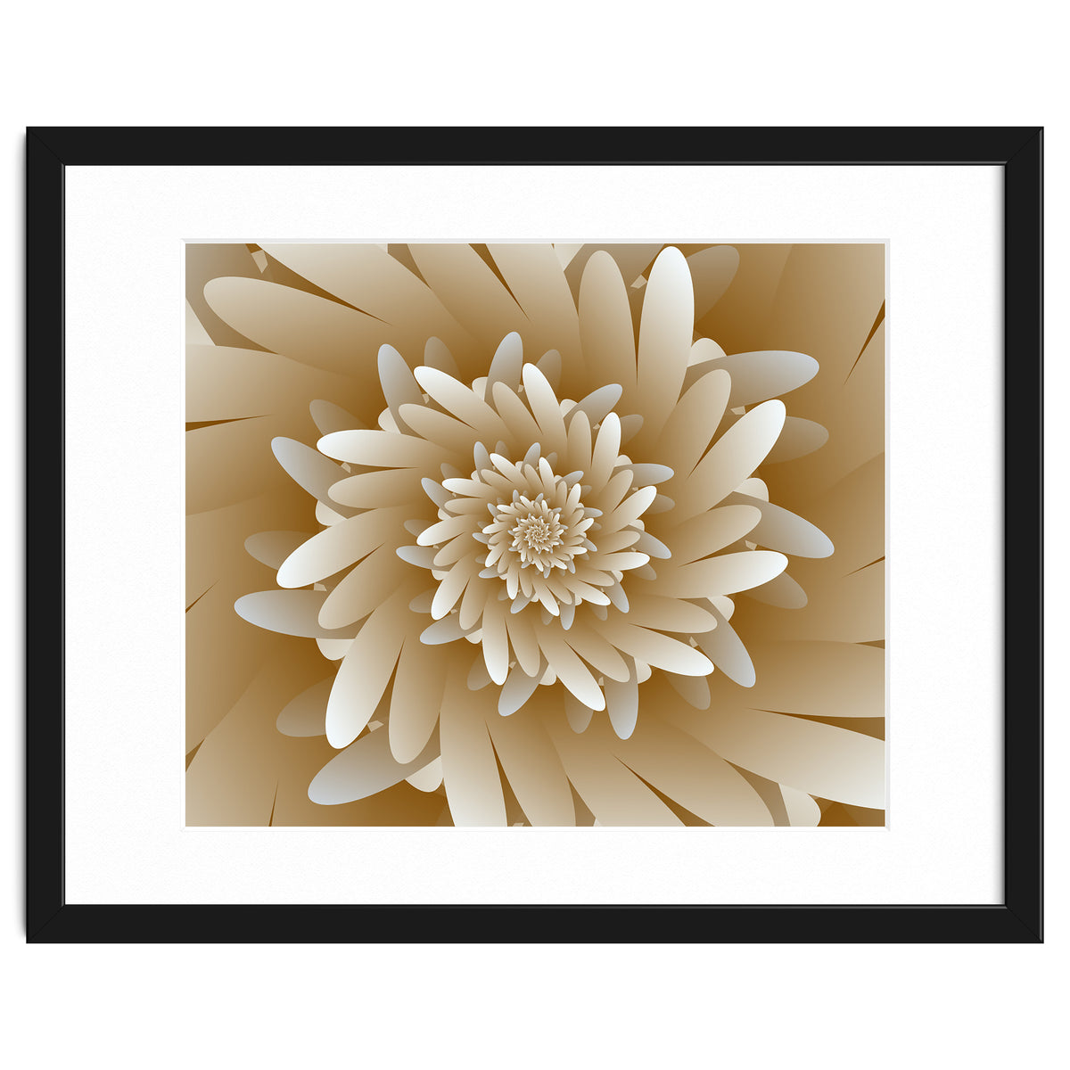 Abstract Digital Floral ART