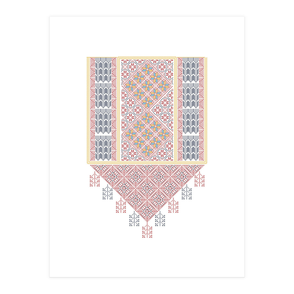 Tatreez Ornament 26 (Print Only)