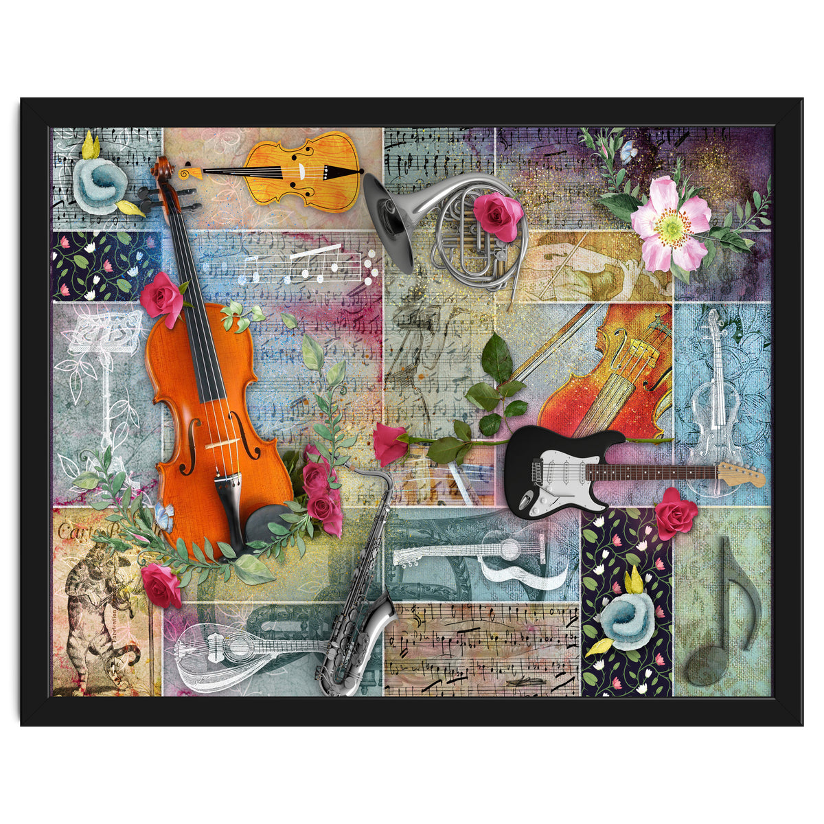 Musical Garden Collage