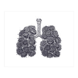 Lungs With Peonies (Print Only) thumbnail