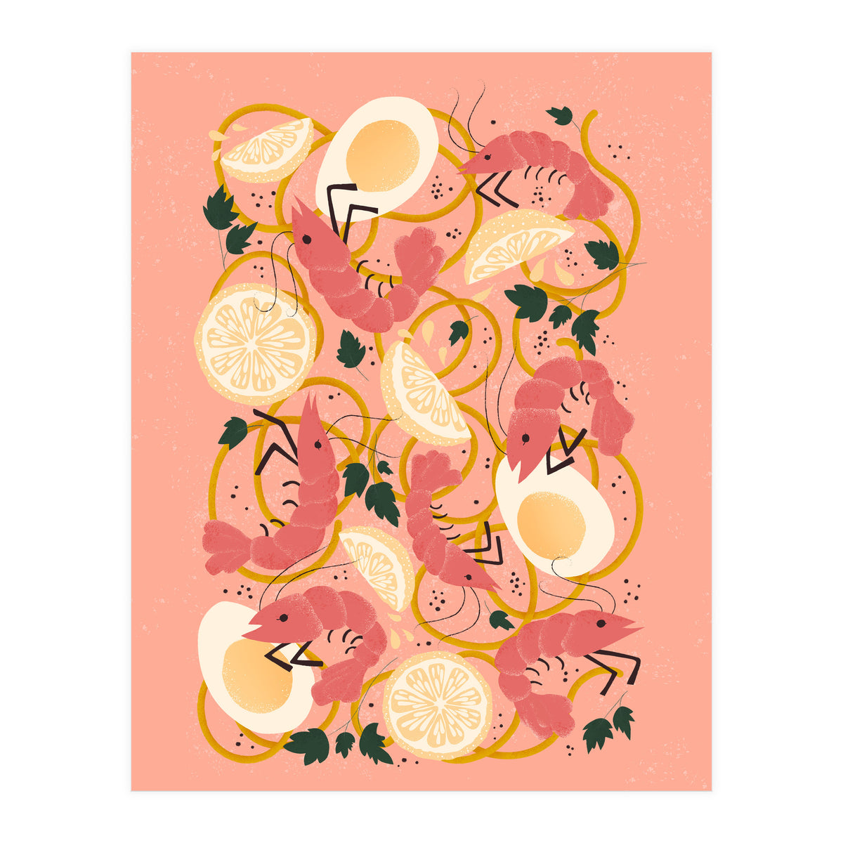 Ramen Shrimp And Noodle Soup (Print Only)