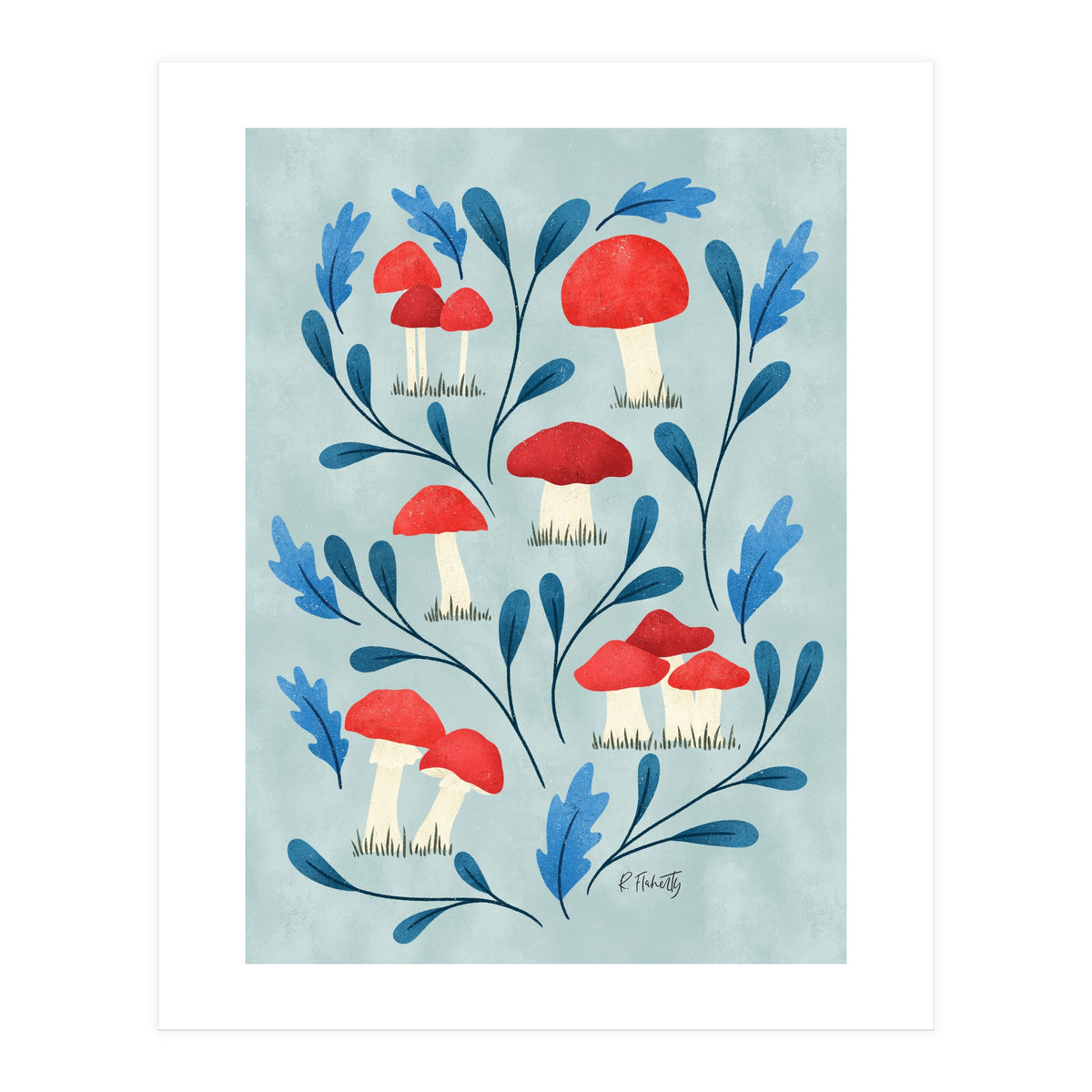 Forest Mushrooms (Print Only)