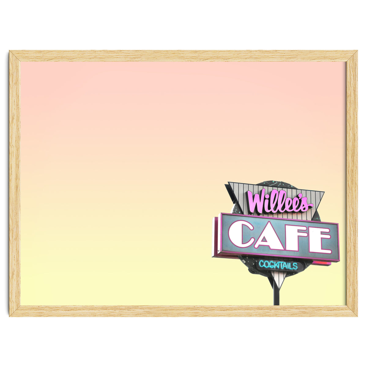 Willees Cafe and Cocktails Neon Sign