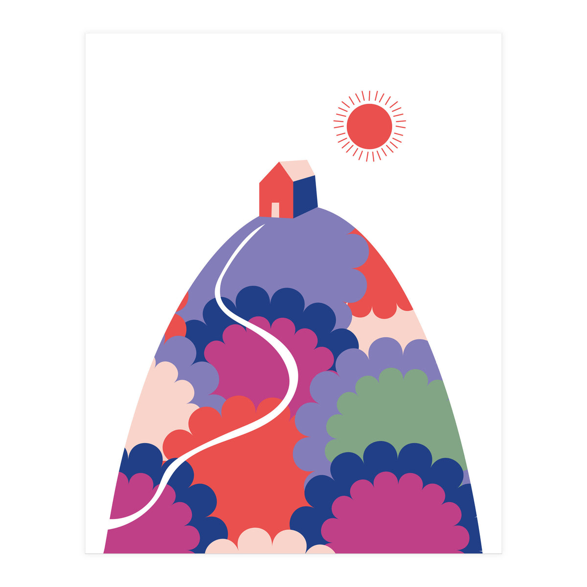 Dream House 1 Rgb  White (Print Only)