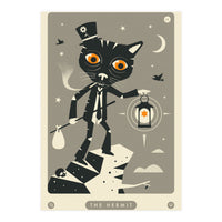 TAROT CARD CAT: THE HERMIT (Print Only)