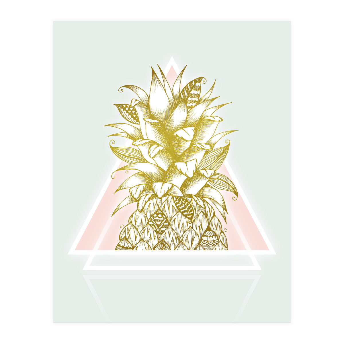 Golden Pineapple (Print Only)