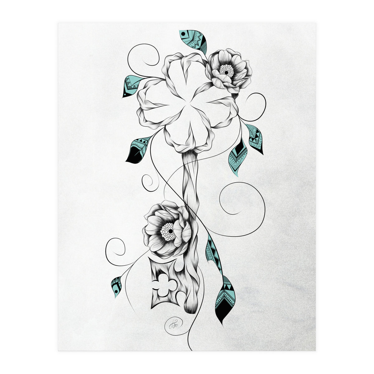 Poetic Key Of Luck (Print Only)