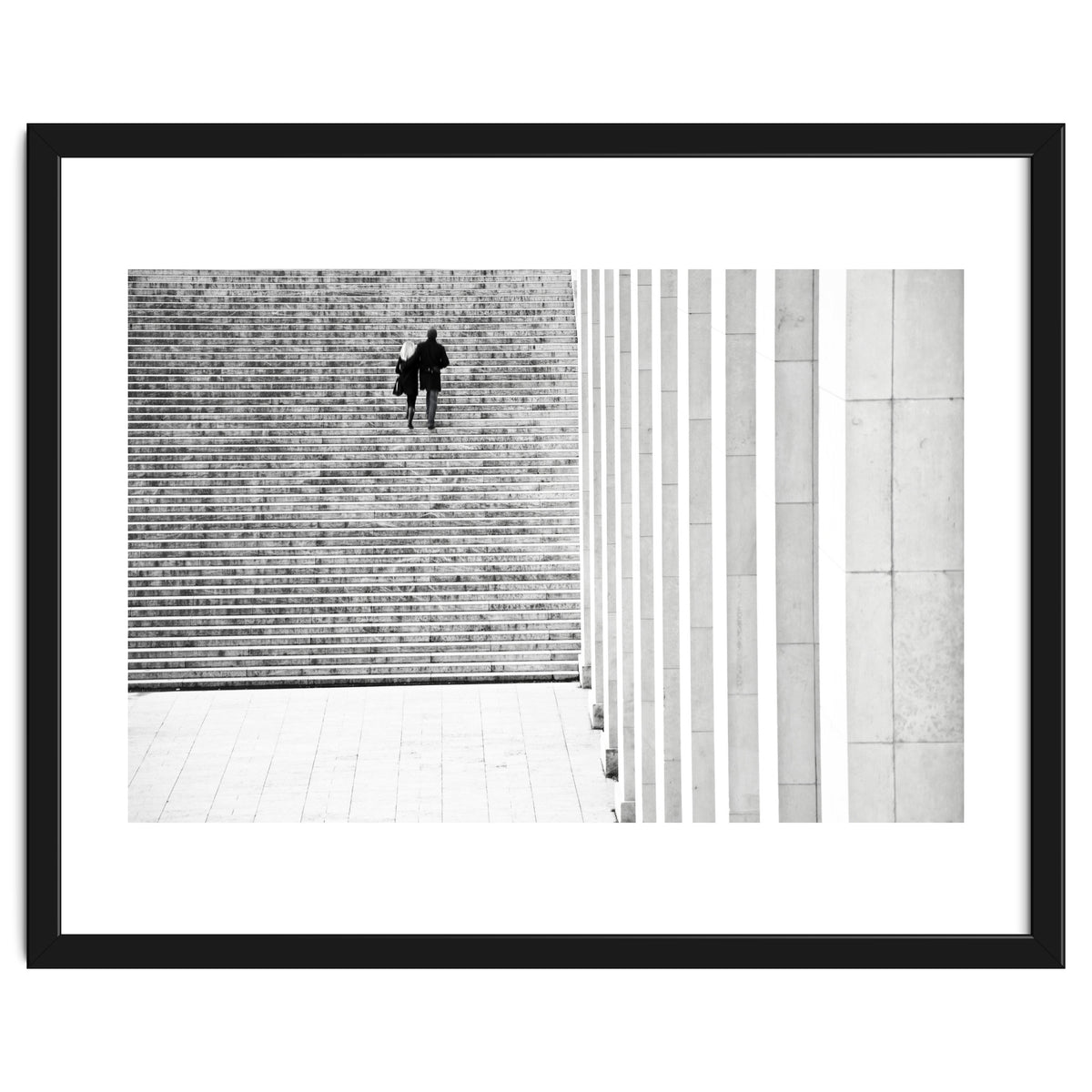 Couple On Stairs, Paris