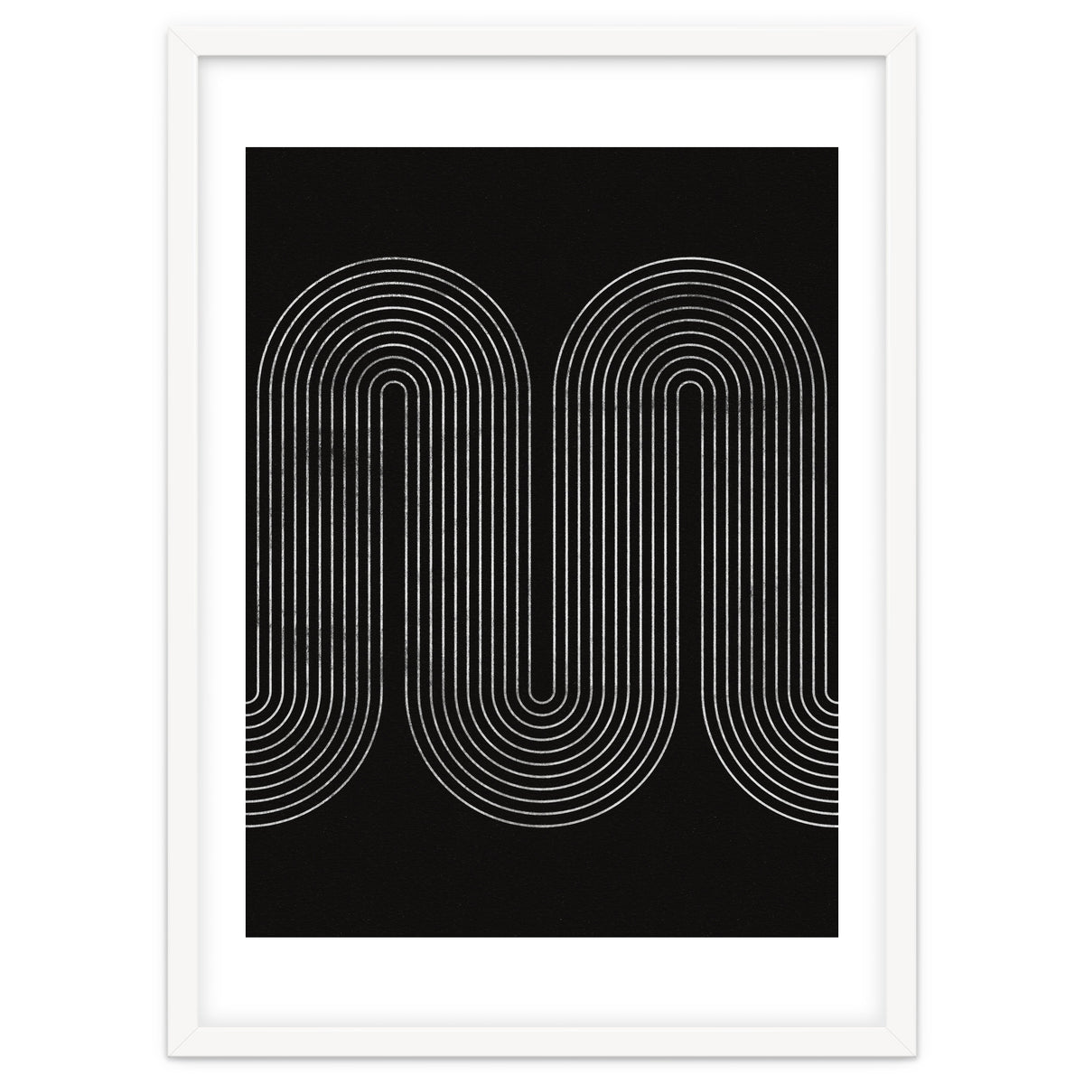 Mid-Century Modern No.18 - Woodblock Print