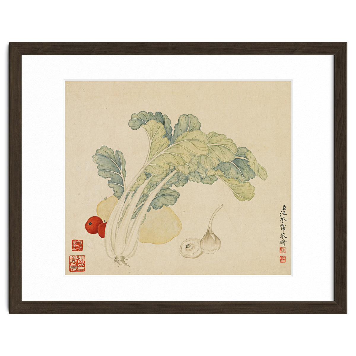 Wang Chengyu ~flowers, Vegetables, Chinese Cabbage, Potatoes, Garlic, Tomatoes, Vegetables