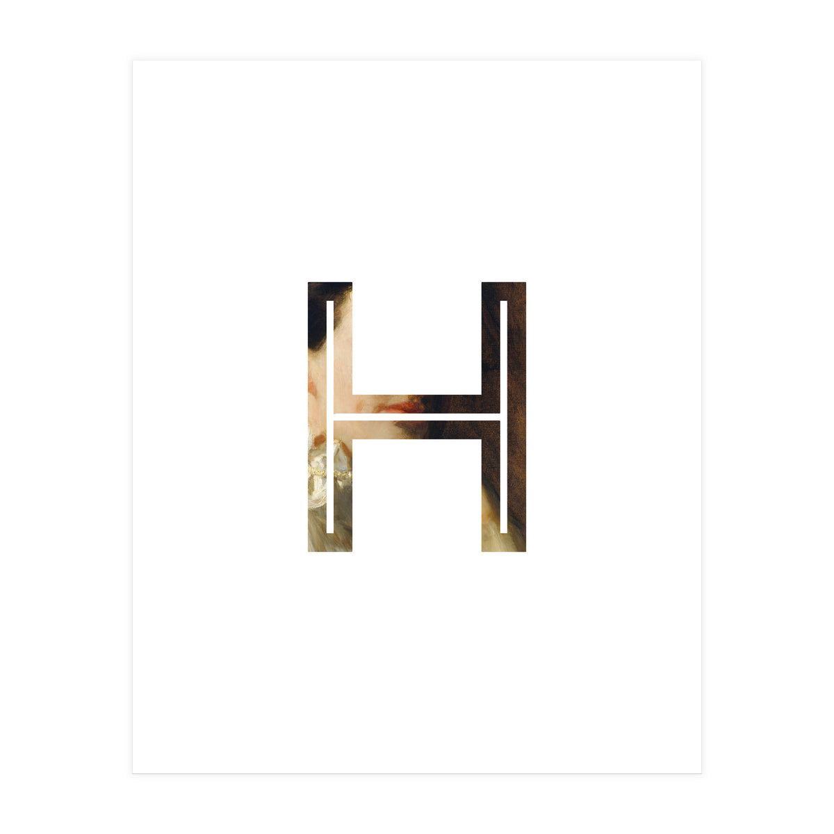 Letter H - (Impress) (Print Only)