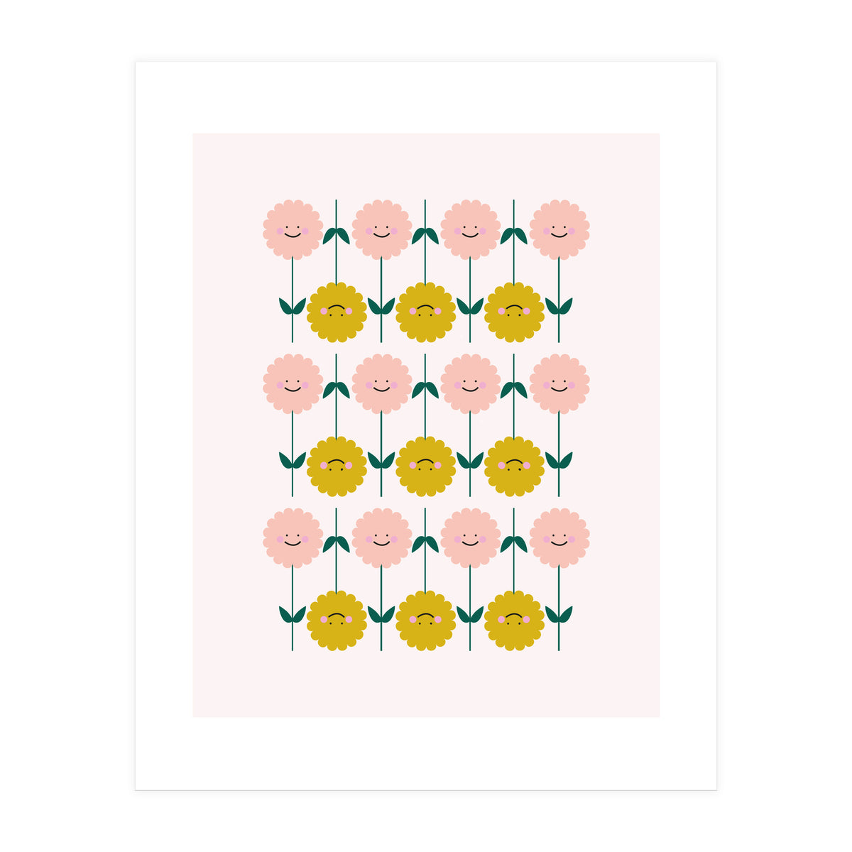 Smiling Flowers1 Rgb (Print Only)