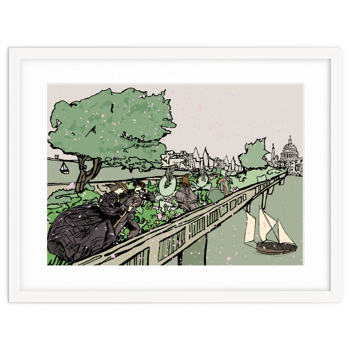 A Windy Day On The Garden Bridge