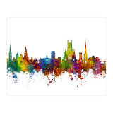 Worcester England Skyline (Print Only) thumbnail