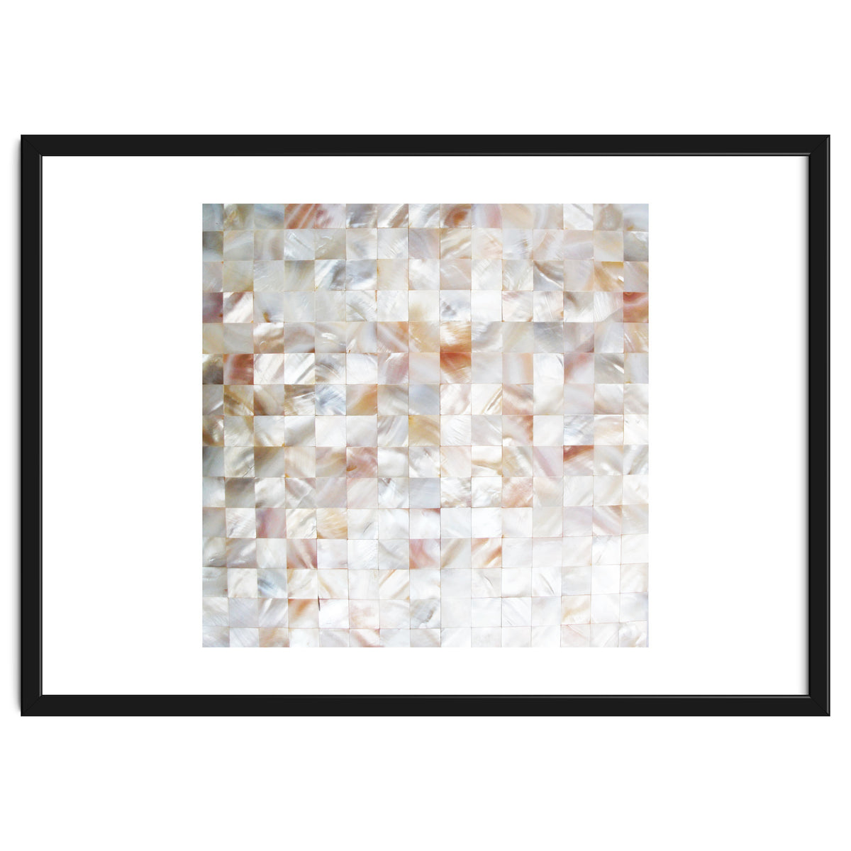 Mother of Pearl, Exotic Tiles Photography, Neutral Minimal Geometrical Graphic Design