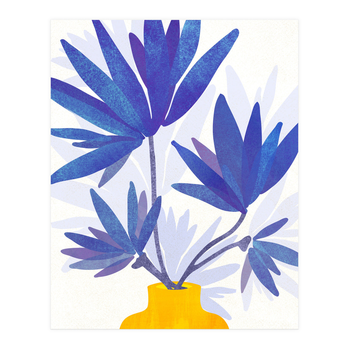 Indigo Blooms (Print Only)