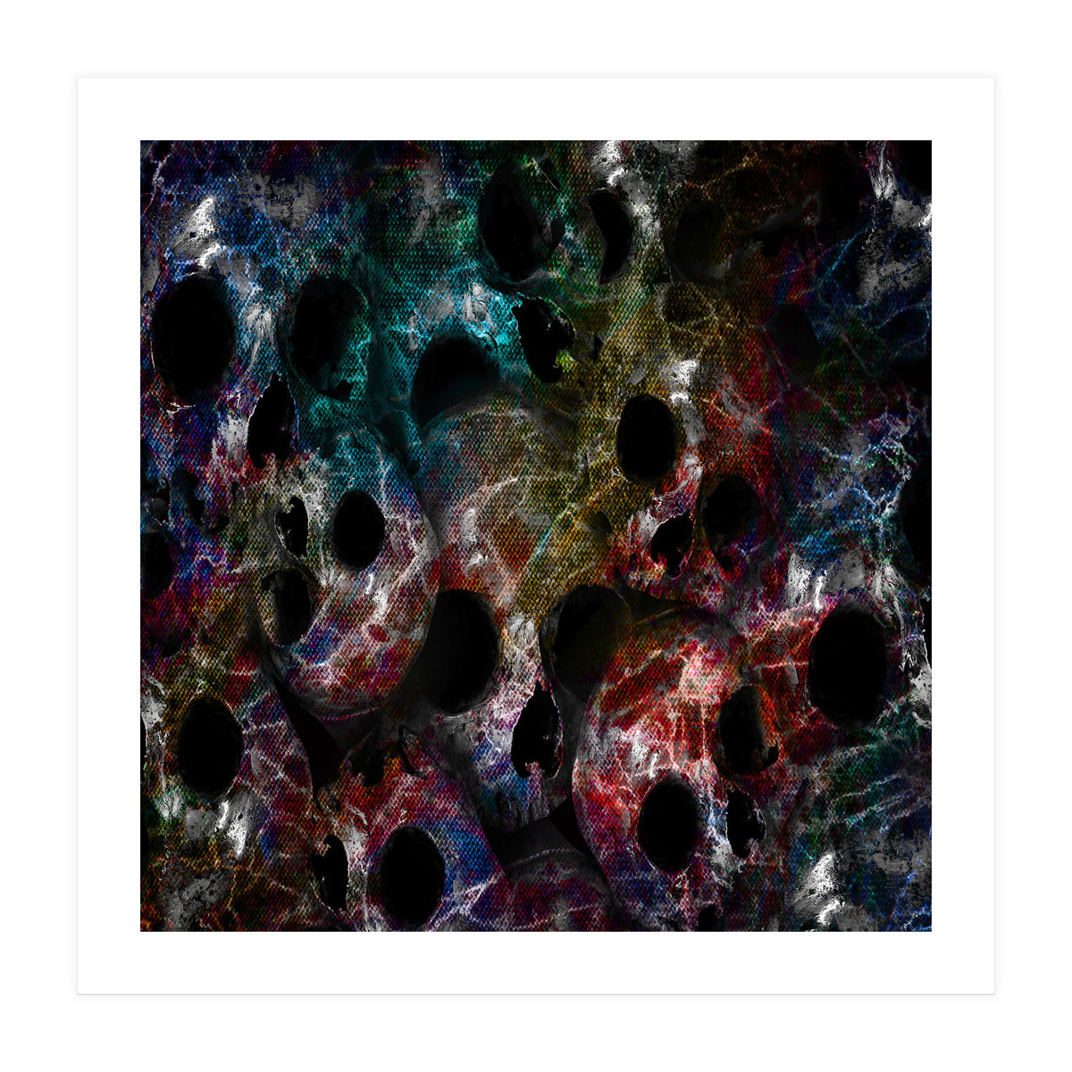 Skulls Colors (Print Only)