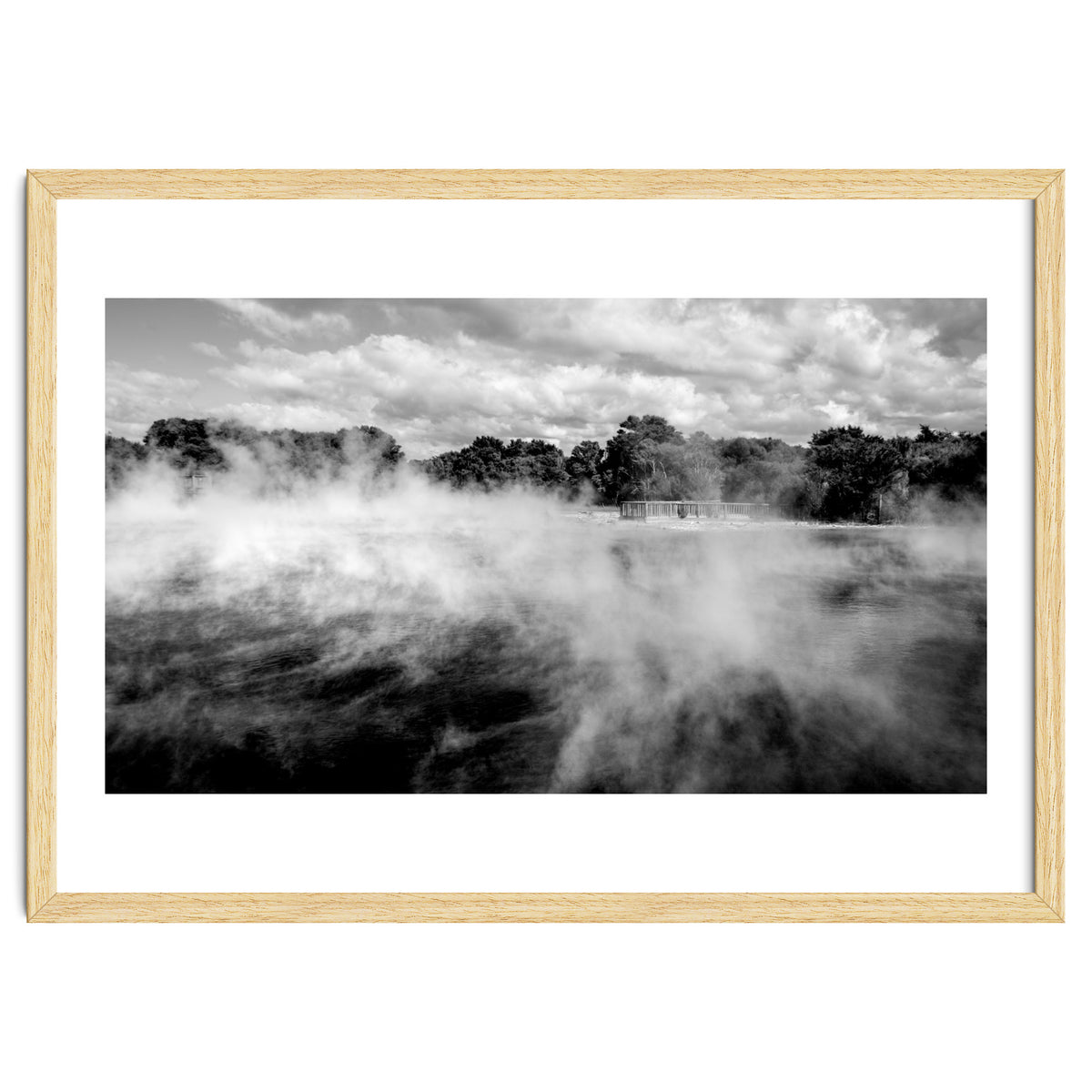 Vapors in Rotorua, New Zealand Art Print