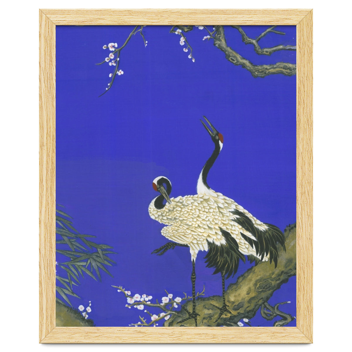 Cranes & Peach Blossom