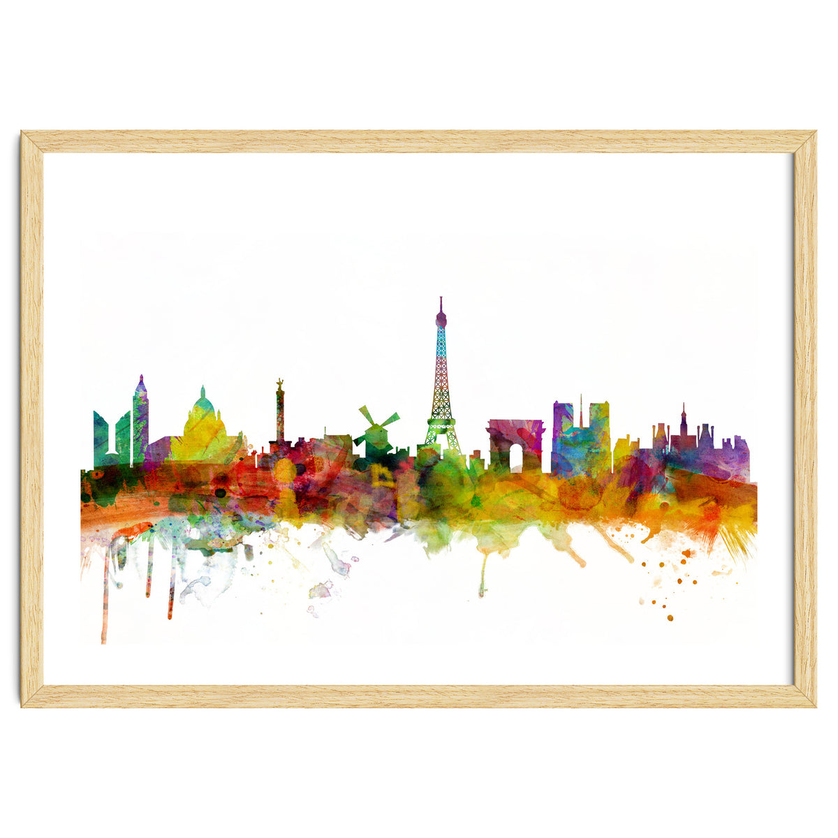 Paris France Skyline