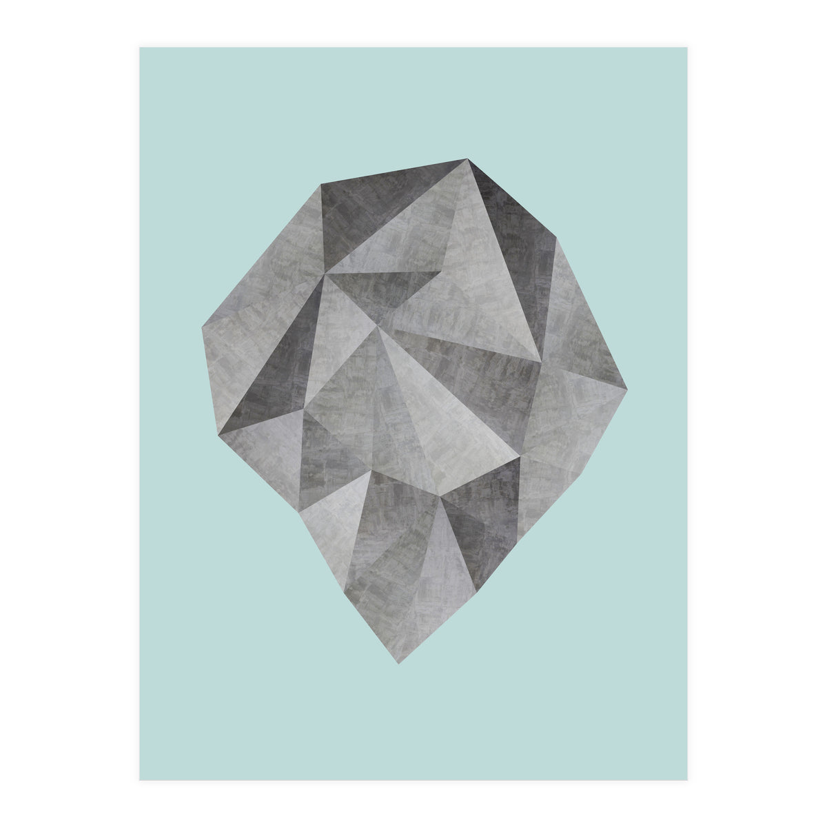 Geometric Rock I (Print Only)
