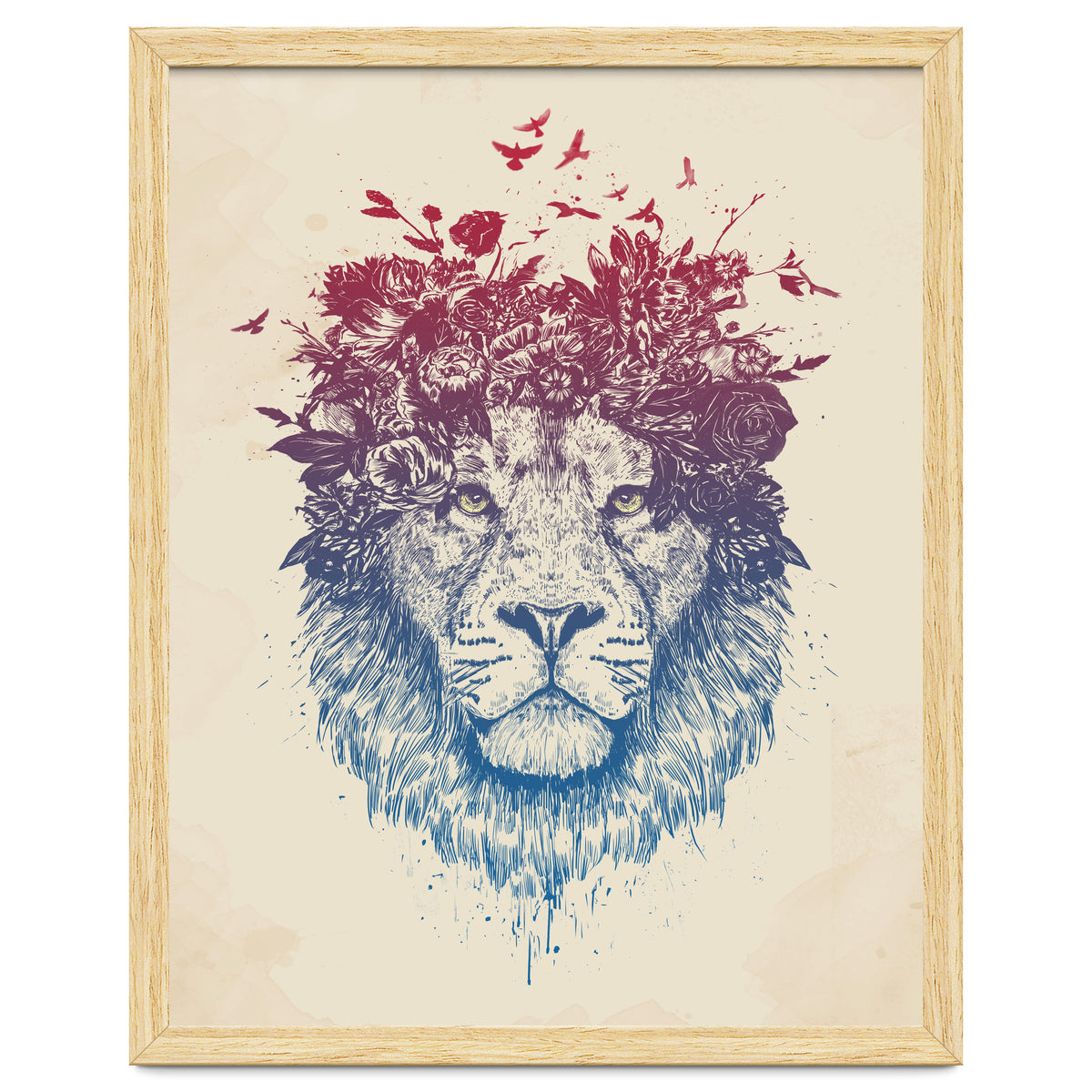 Floral Lion III