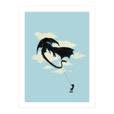 LITTLE GIRL PLAYING (Print Only) thumbnail