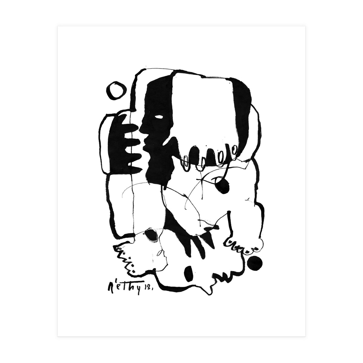 Everlasting Fight - b&w (Print Only)