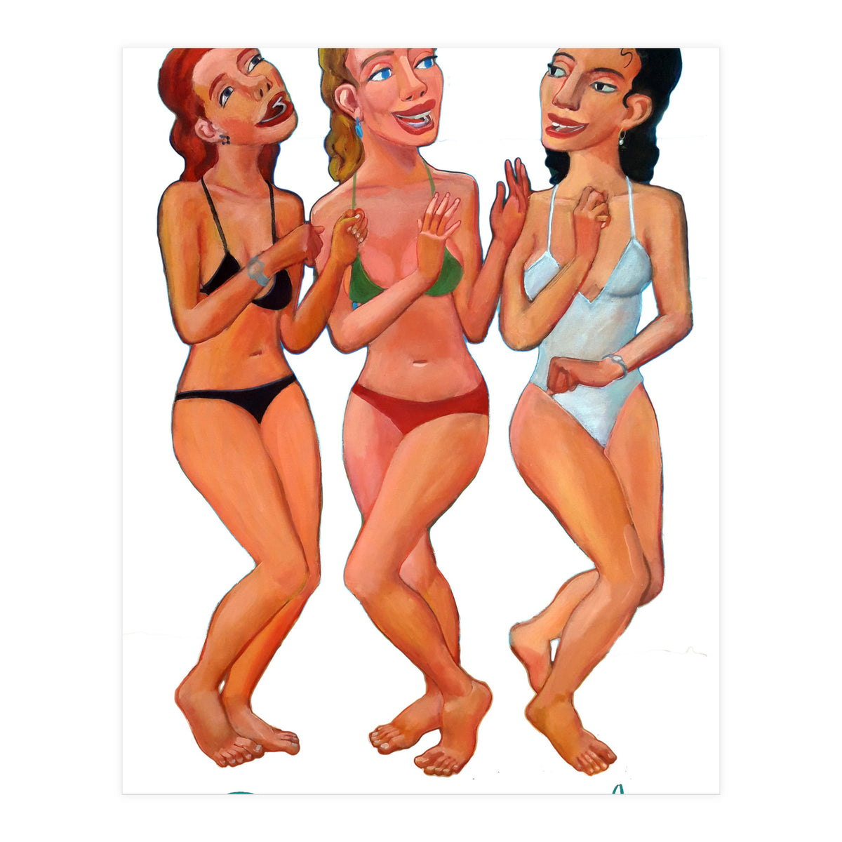 Bailando En La Playa 11 B Copia (Print Only)