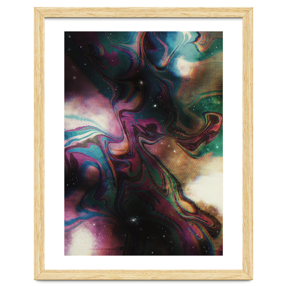 Retro Vintage Abstract Space