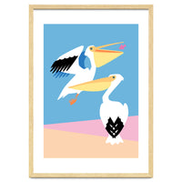 Pastel Pelicans