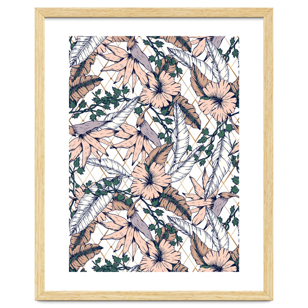 Exotic flowering and pattern geometric