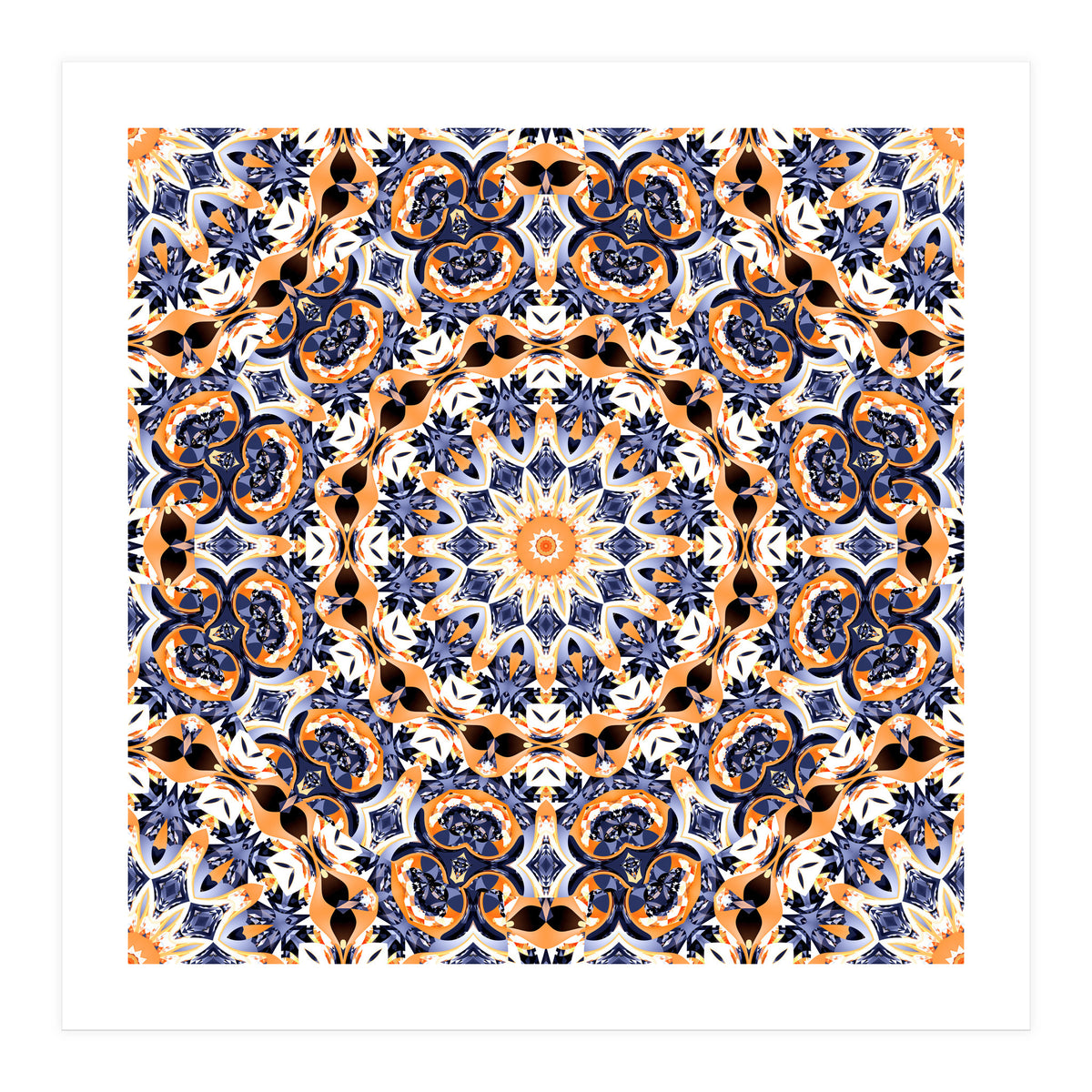 Abstract Mandala Pattern (Print Only)