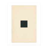 Minimal black square on beige (Print Only) thumbnail