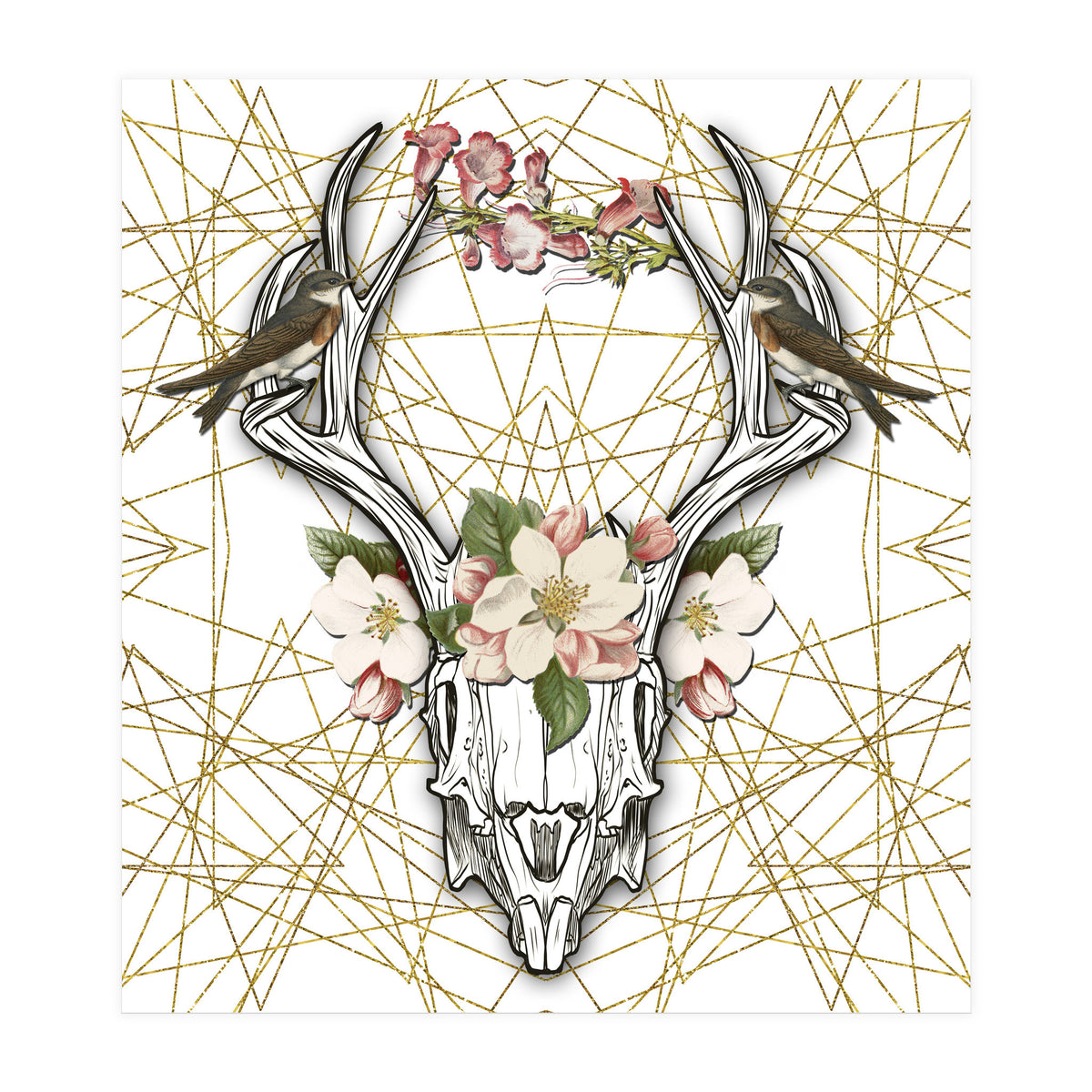 Boho Skull (Print Only)
