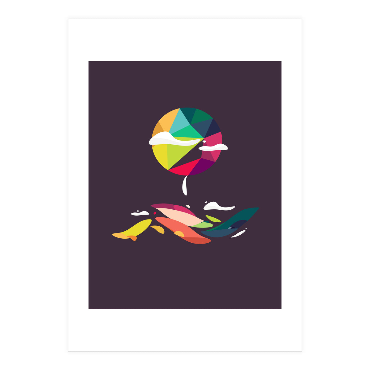 Landscape sun (Print Only)