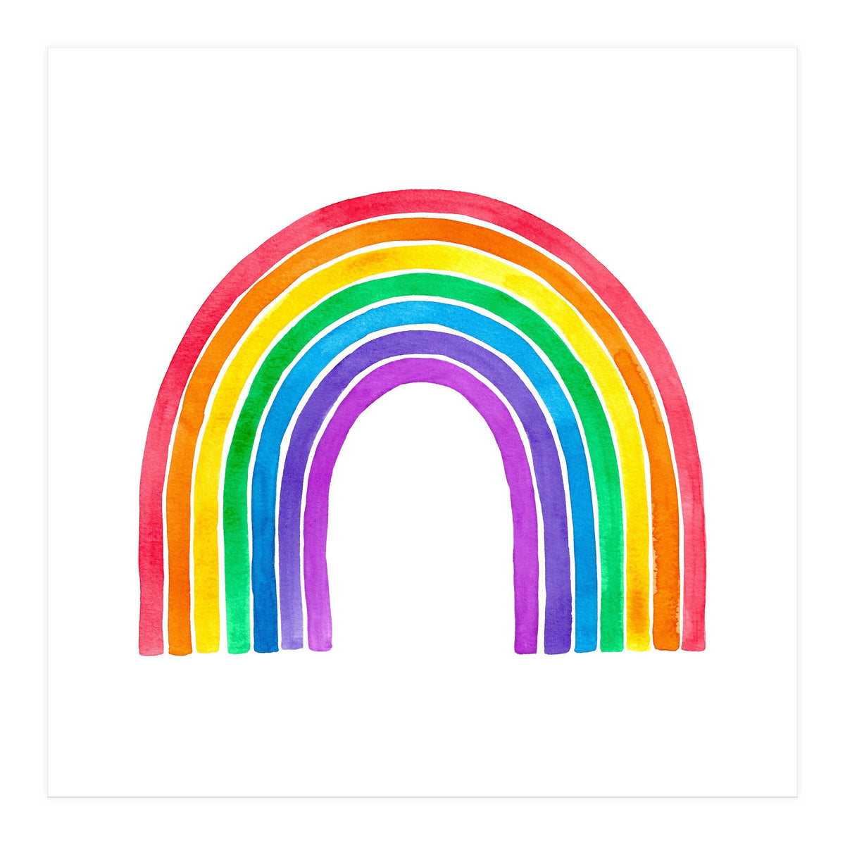 Watercolour Rainbow (Print Only)