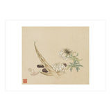 Wang Chengyu ~flowers, Vegetables, Lilies, Bamboo Shoots, Leaves, Mushrooms, Vegetables (Print Only) thumbnail