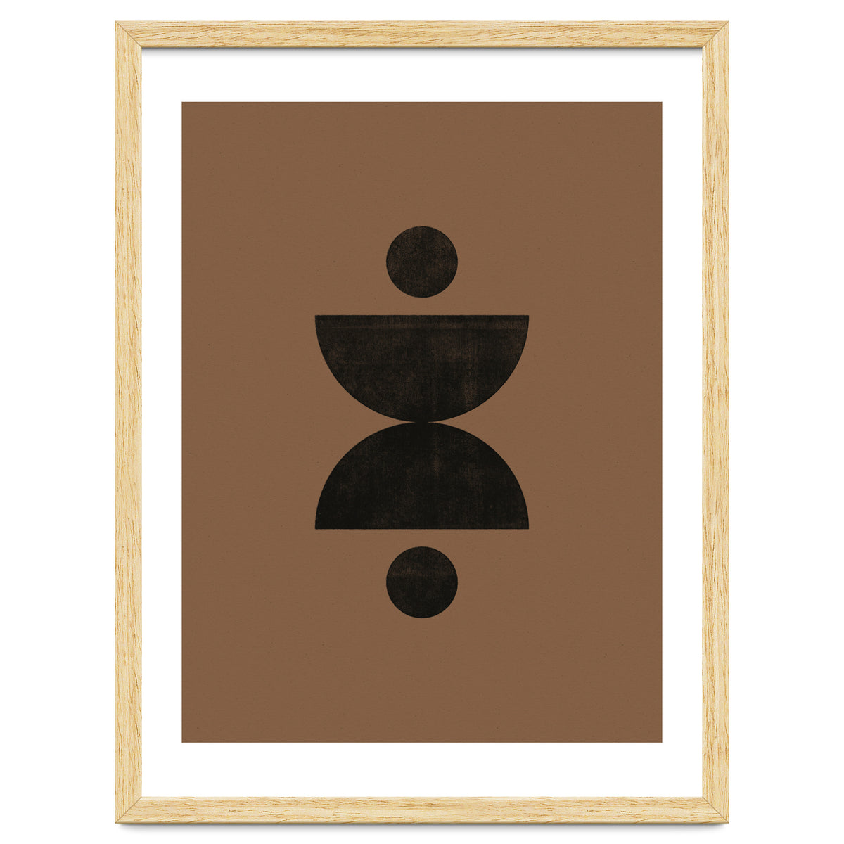 Mid-Century Modern No.27 - Woodblock Print