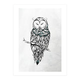 Poetic Snow Owl (Print Only) thumbnail