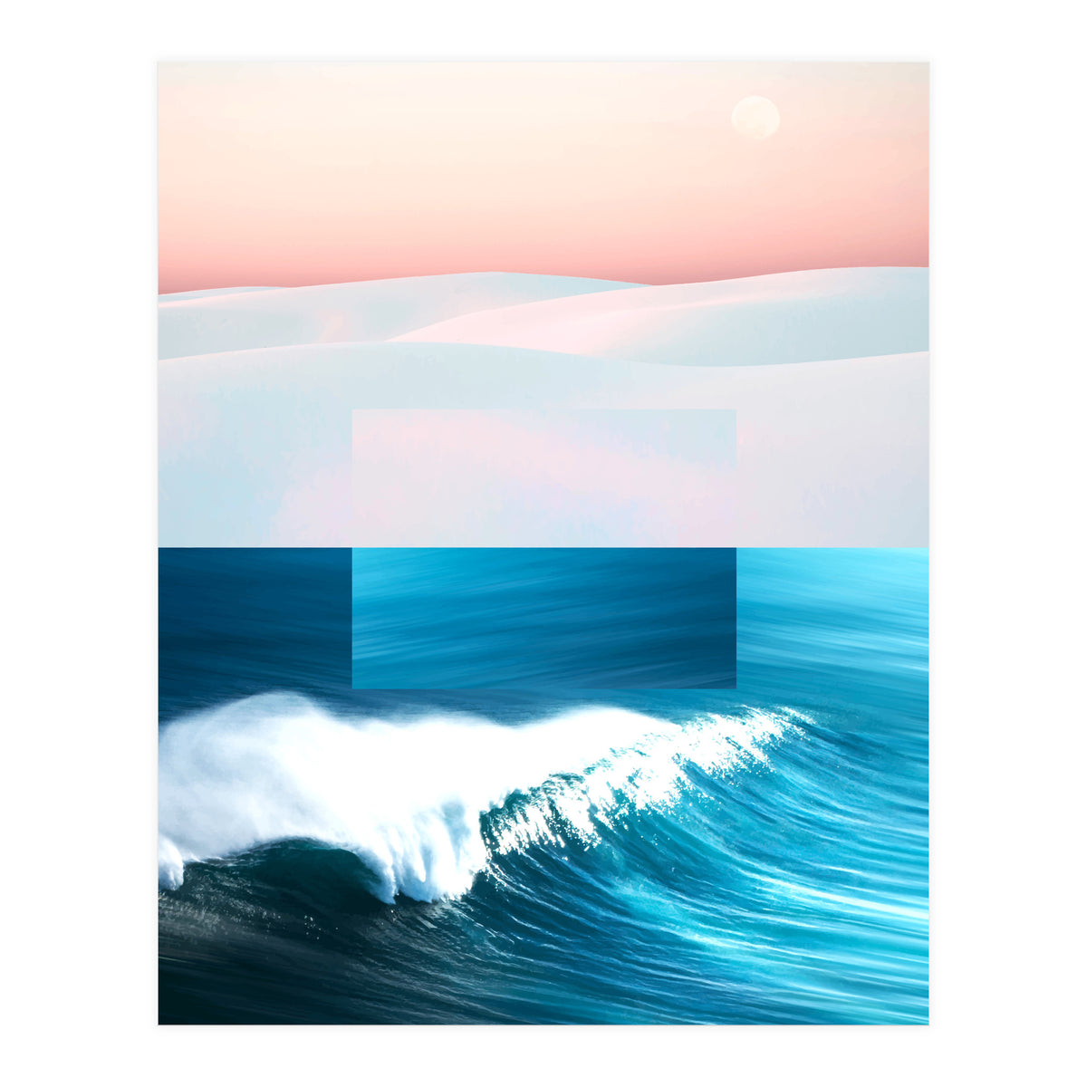 Ocean & Moon (Print Only)