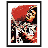 Jimi Hendrix pop art poster