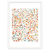 Tan Terrazzo | Eclectic Quirky Confetti Painting | Celebration Colorful Boho Happy Party Graphic thumbnail