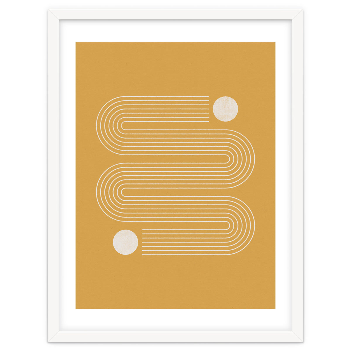 Mid-Century Modern No.20 - Woodblock Print