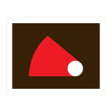 Geometric Shapes No. 51 - red & brown (Print Only) thumbnail